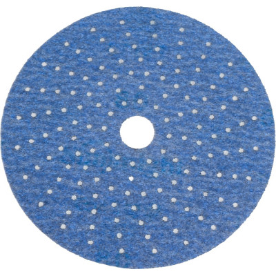 Шлифовальный круг CERAMIC L712T 125 мм на липучке с мультипылеотводом, P80, 5 шт Sunmight 76406R