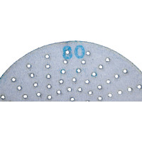 Шлифовальный круг CERAMIC L712T 125 мм на липучке с мультипылеотводом, P80, 5 шт Sunmight 76406R