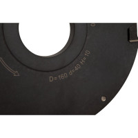 Фреза насадная для изготовления пазов 160х40 мм РеСоурс RSFF.051.160.10.40