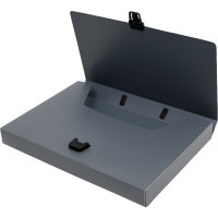 Пластиковая папка-портфель Hatber А4 STANDARD 1000мкм, серая 7 шт 040123
