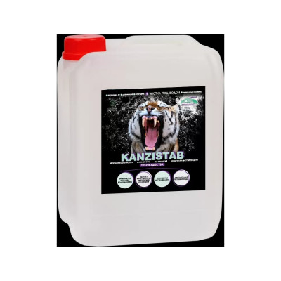 Средство для бассейна КЕНАЗ КАНЗИСТАБ без слива воды, уборка бассейна от налета, известковых отложений, чистка фильтра, 10 л 809424