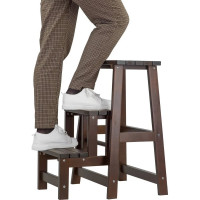 Табурет-стремянка Мебелик орех 7576