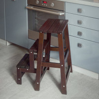 Табурет-стремянка Мебелик орех 7576