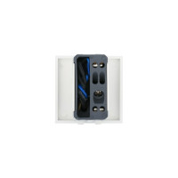 1-клавишный выключатель LK Studio с индикатором 45x45 (сх.1L) 16 A. 250 B белый LK45 850904-1