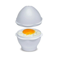 Форма для варки яиц в микроволновой печи COSMOPLAST 2 шт, пластик 2056