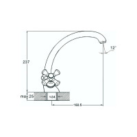 Смеситель для кухни G-Lauf QMT4-B722