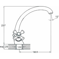 Смеситель для кухни G-Lauf QMT4-B722