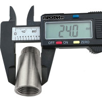 Гайка удлинительная Профитт НР/ВР 1/2" х 35 мм, никелированная 1648628