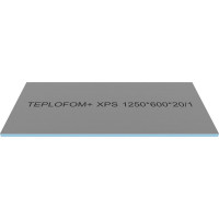 Теплоизоляционная панель Teplofom+ 1250x600x20мм 20XPS-01short