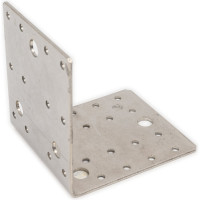 Крепежный прочный уголок VORMANN 105x105x90x2,5 мм, нержавеющая сталь 070926000RF
