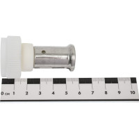 Пресс фитинг HENCO с накидной гайкой, плоское уплотнение, ПВДФ пресс , белый, 16x3/4" 26PKW-1605