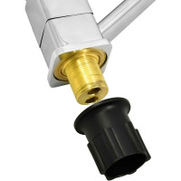 Смеситель для мойки Juguni с длинным поворотным изливом, гайка 0402.137