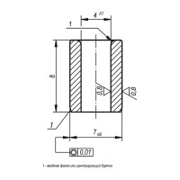 Втулка кондукторная KIPP K1021.A0400X08