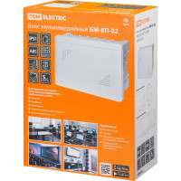 Мультимедийный бокс TDM ELECTRIC БМ-ВП-02, 330x235x115, IP31 SQ0915-0301
