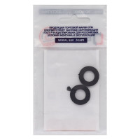 Прокладка для гибкой подводки СТМ 1/2", резина, 18x10x2 мм, 2 шт SRSWH012-02