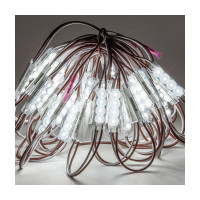 Светодиодный модуль MAKSILED 1Вт, 220В, IP67, SMD2835 4LED, 100лм, холодный белый, 50 шт./упаковка ML-M4SN-L-2835-W-220V