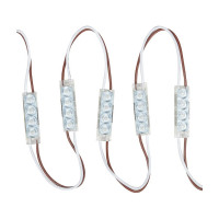 Светодиодный модуль MAKSILED 1Вт, 220В, IP67, SMD2835 4LED, 100лм, холодный белый, 50 шт./упаковка ML-M4SN-L-2835-W-220V