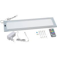Линейная светодиодная панель Uniel ULI-F42-7,5W/RGB/RC/DIM SENSOR IP20 SILVER UL-00003038