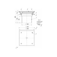 Лючок прочистка/ревизия Татполимер ТП-98.160 с герметичной пробкой и крышкой DN160 51922