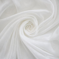 Штора witerra вуаль, с тиснением, вензель, 140x145 см, белый 103899