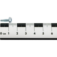 Саморез КВАДРА клоп, со сверлом, 3.5x11 полуцилиндрическая головка, цинк, кop. 200 шт. 351130702000