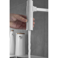 Смеситель для кухни ROSE с гибким изливом и магнитным держателем, белый R133C