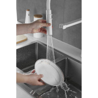 Смеситель для кухни ROSE с гибким изливом и магнитным держателем, белый R133C