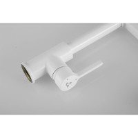 Смеситель для кухни ROSE с гибким изливом и магнитным держателем, белый R133C