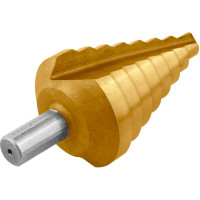 Сверло ступенчатое 10-45 мм, 8 ступеней vertextools 10-45