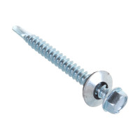 Кровельный саморез Качественный КРЕПЕЖ цинк, 5.5х51 мм, 80 шт 0500189 КЧ