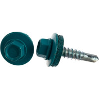 Кровельный саморез крепежная техника синяя вода RAL 5021, 5.5х25 мм, 250 шт 420398 БК