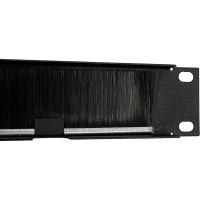 Щёточный ввод TLK 19, 1U, черный TLК-BRSH-1U-BK TLK-BRSH-1U-BK