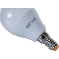 Светодиодная лампа Wolta LED Шар, GL, 10Вт, 3000K Теплый белый свет, G45, E14 25Y45GL10E14