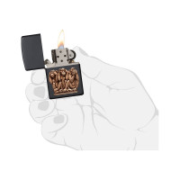 Зажигалка Zippo Classic с покрытием Black Matte 29409