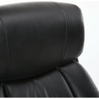 Офисное кресло, хром, рециклированная кожа, черное BRABIX Direct EX-580 531824