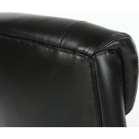 Офисное кресло, хром, рециклированная кожа, черное BRABIX Direct EX-580 531824