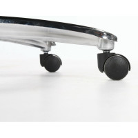 Офисное кресло, хром, рециклированная кожа, черное BRABIX Direct EX-580 531824