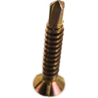 Оконный саморез Метизный двор 3,9x25 сверло, желтый, 15 шт. 4690441000446