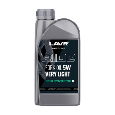 Вилочное масло LAVR RIDE Fork oil 5W MOTO, 1 л Ln7782