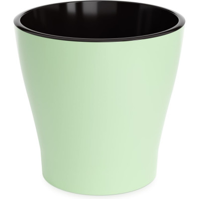 Цветочный горшок ЗПИ Альтернатива Лея 3,6 л, двойной, светло-зеленый М8268