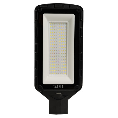Светодиодный уличный консольный светильник SAFFIT ssl10-100 100w 5000k 230v, черный, 55234