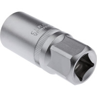Головка шестигранная свечная с магнитом (21 мм; 1/2DR) AV Steel AV-520721