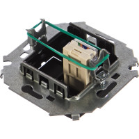Компьютерная розетка Simon RJ45 кат.5е, Systimax, графит 1591598-038