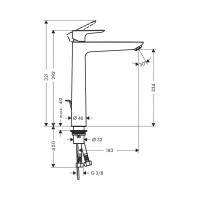 Смеситель для раковины Hansgrohe HG Talis Select Е 240 71716140 00000071111