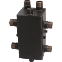 Коллектор ROMMER с гидравлическим разделителем, 2 отопительных контура 1 RDG-0018-004002 RG008T2Q143UKN