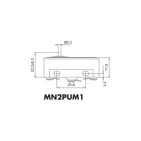 Мини-выключатель Emas 440В, 10А. MN2PUM1