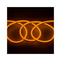 Лента светодиодная Гибкий неон General Lighting Systems, GLS-2835-120-9.6-220-NL-IP67-Y 9,6Вт/м 120диод/м 220В 8мм IP67 желтый катушка 50м 504513