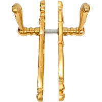 Дверная ручка на длинной накладке GENESIS RIZO S. GOLD PS 940000000413