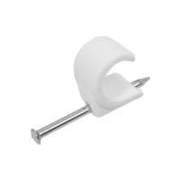 Скоба крепежная ЕВРОПАРТНЕР белая SC 10-14 20 шт. 3 0834 4