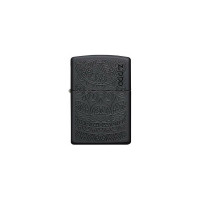 Зажигалка ZIPPO Tone on Tone Design, с покрытием Black Matte, 38x13x57 мм, 29989